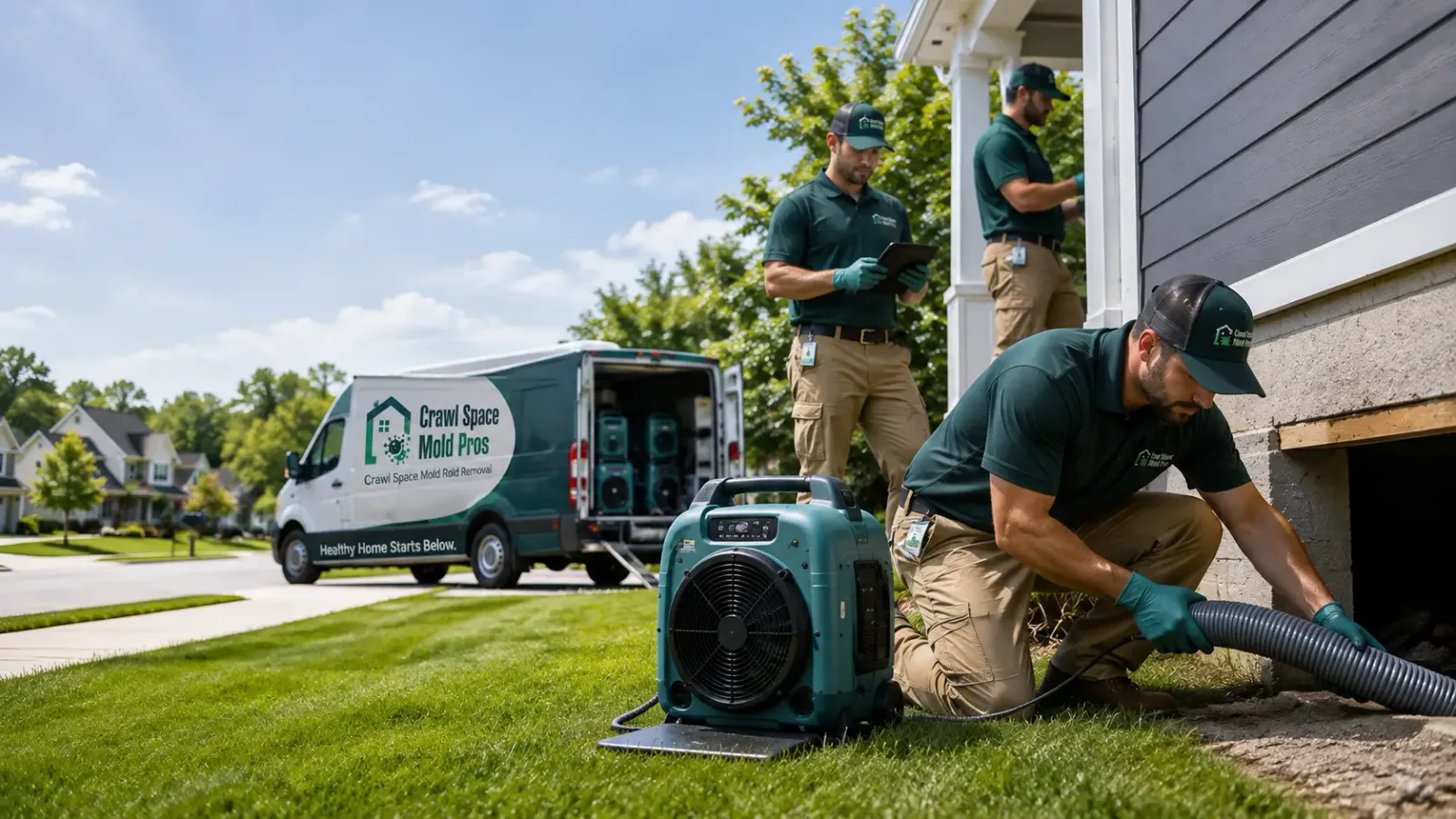 Crawl Space Mold Removal in Buckner, IL